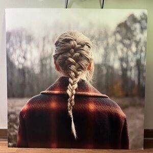 SOLD. Taylor Swift Evermore 35”x35” Thick Poster